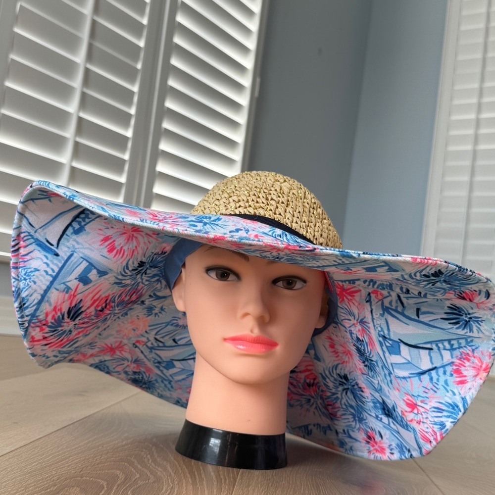 Lilly Pulitzer Straw Sun hat